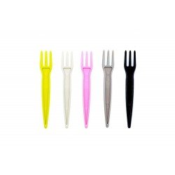  Renkli 3 Tırnaklı Cips Çatalı - 1000 Adet