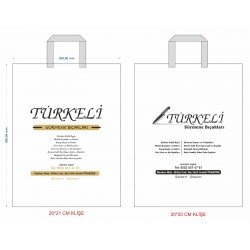 Markanıza Özel F2 Yumuşak Saplı Baskılı Poşet