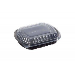 UPLASS 1 BÖLMELİ MİKRODALGA KAP-50 ADET