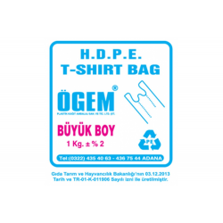 Ögem Beyaz Poşet Büyük Boy 1kg